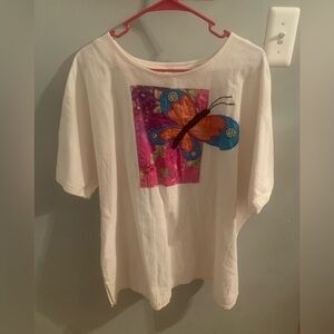 Vintage Women’s Alfredo’s Wife Butterfly Blouse